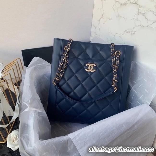 Traditional Specials Chanel Original Lather Shopping bag AS2295 blue