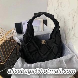 Famous Brand Chanel large hobo bag AS2292 black