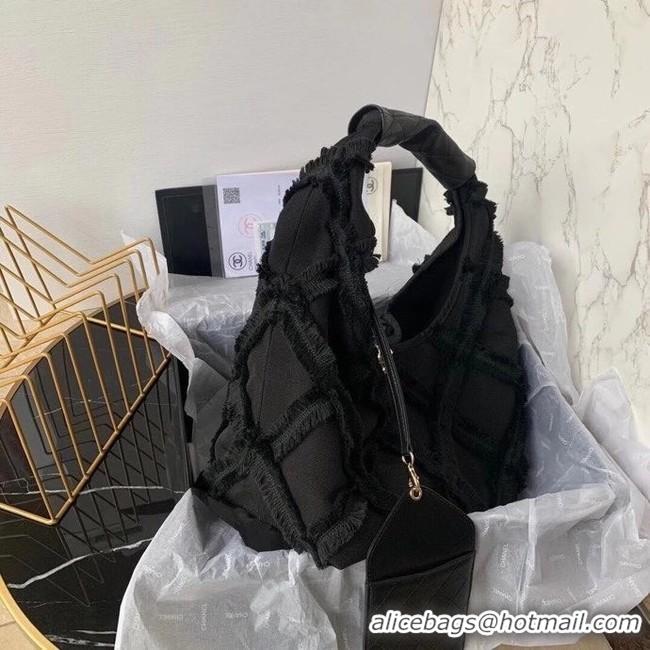 Famous Brand Chanel large hobo bag AS2292 black