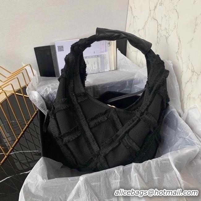 Famous Brand Chanel large hobo bag AS2292 black