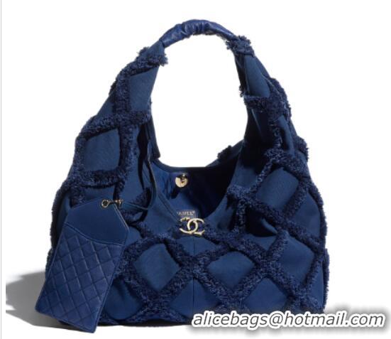 Modern Classic Chanel large hobo bag AS2292 Navy Blue