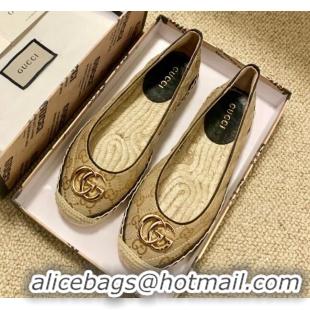 Low Price Gucci GG Matelassé Canvas Espadrilles 120101 Beige