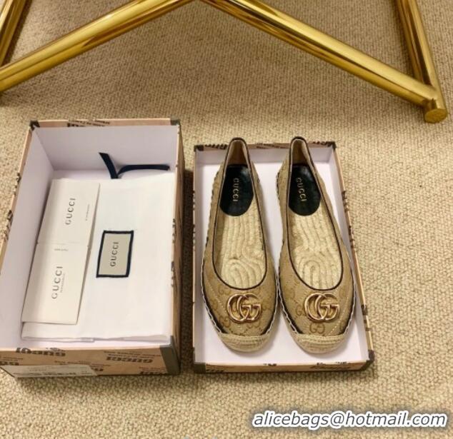 Low Price Gucci GG Matelassé Canvas Espadrilles 120101 Beige