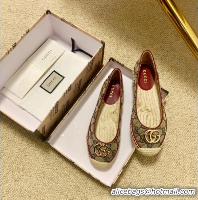 Affordable Price Gucci GG Matelassé Canvas Espadrilles 120101 Grey