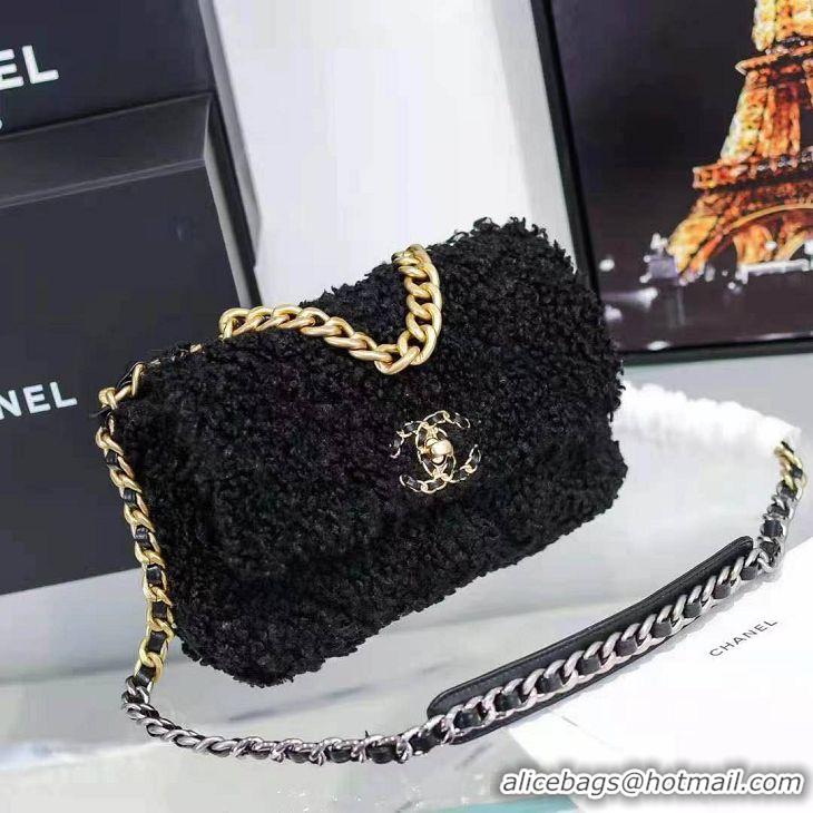 Best Discount Discount Chanel 19 Flap Bag AS1161 Black