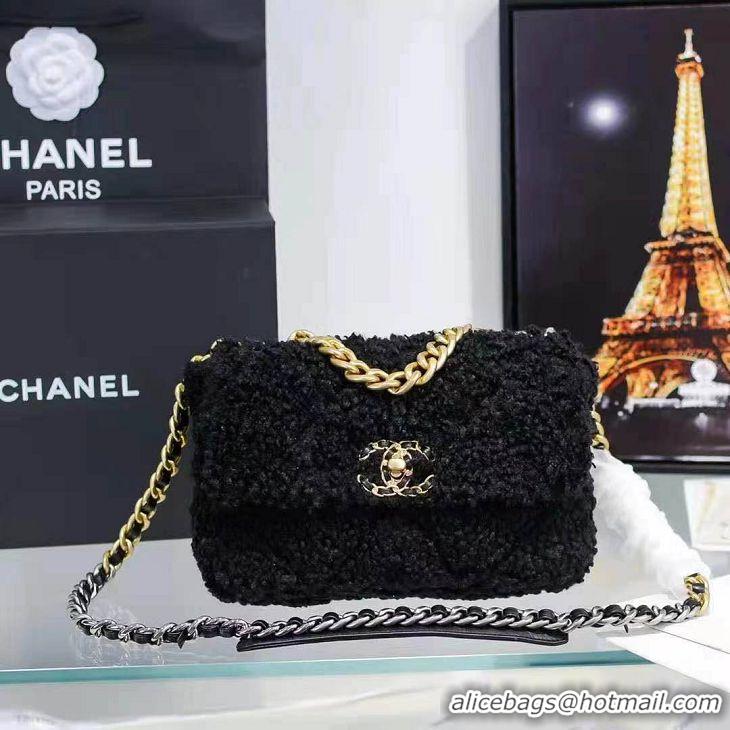 Best Discount Discount Chanel 19 Flap Bag AS1161 Black