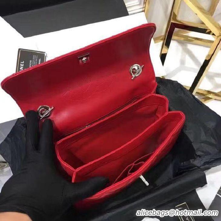 High Quality CHANEL Trendy CC Bag Small Lambskin Leather CH8952 Red Light Gold Hardware 2020