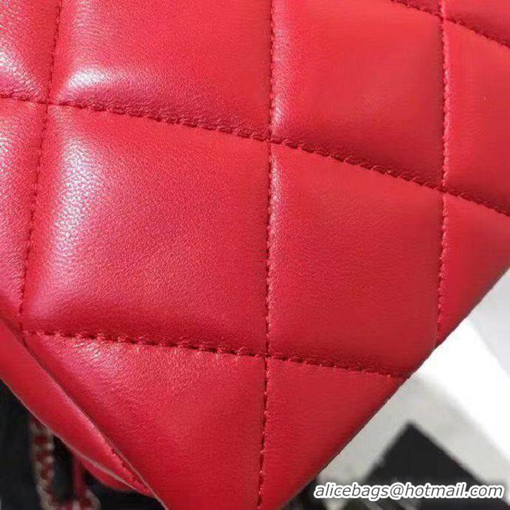 High Quality CHANEL Trendy CC Bag Small Lambskin Leather CH8952 Red Light Gold Hardware 2020