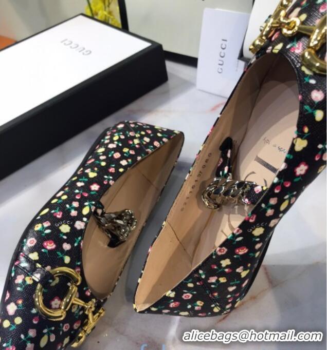 Low Cost Gucci Liberty London Floral Ballet Flat 120224 Black