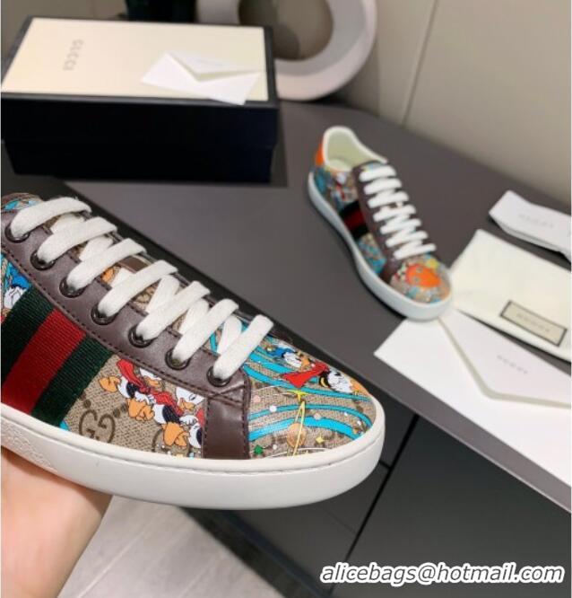 Stylish Gucci x Disney Ace GG Canvas Donald Duck Sneaker 0120271