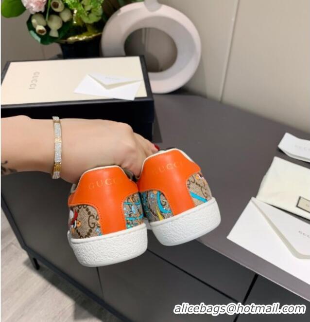 Stylish Gucci x Disney Ace GG Canvas Donald Duck Sneaker 0120271