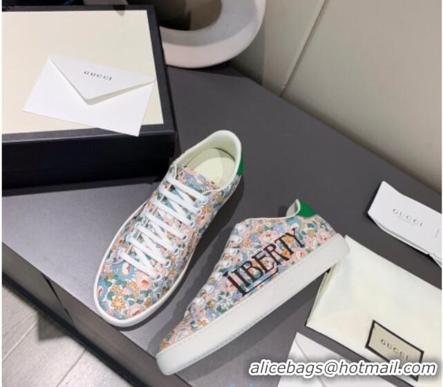 Sumptuous Gucci x Disney Ace Liberty London Floral Sneaker Pink 120274