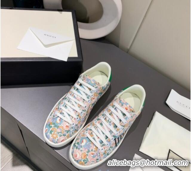 Sumptuous Gucci x Disney Ace Liberty London Floral Sneaker Pink 120274