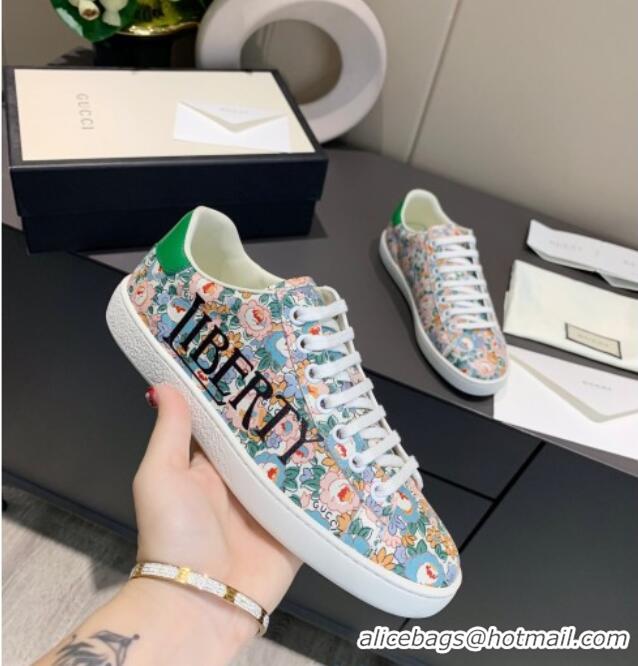 Sumptuous Gucci x Disney Ace Liberty London Floral Sneaker Pink 120274