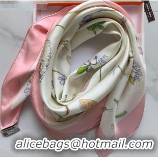 Promotional Hermes Knight Silk Twill Square Scarf 90x90cm H2938 Pink 2020