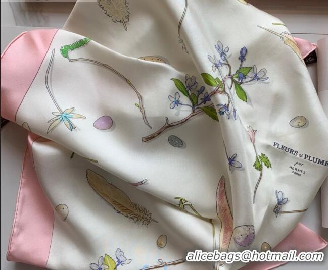 Promotional Hermes Knight Silk Twill Square Scarf 90x90cm H2938 Pink 2020