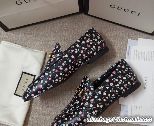 Duplicate Gucci Liberty London Floral Loafers 010925 Black