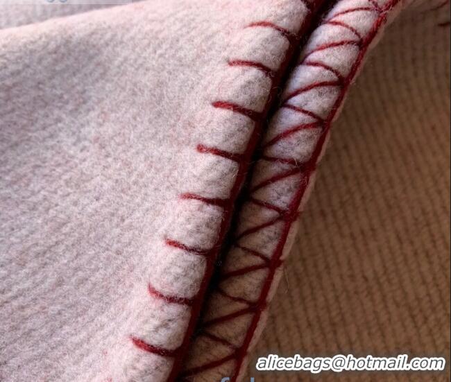 Discount Hermes Classic Wool Cashmere Blanket 140x170cm H8506 Burgundy 2020