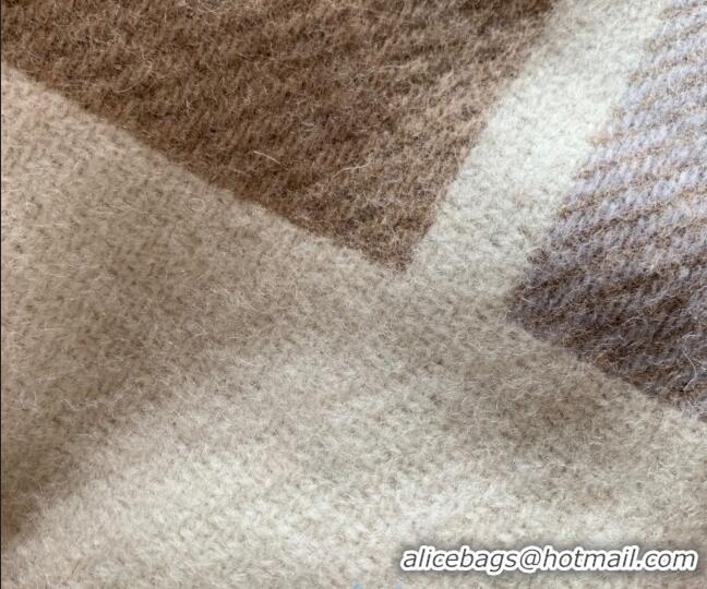 Best Product Hermes Avalon Wool Cashmere Blanket 140x170cm Coffee H8510 Brown/Grey 2020