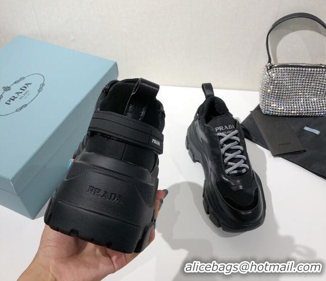 Best Product Prada Block Sneakers 061506 Black