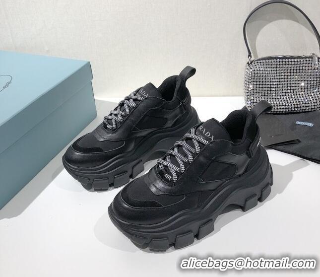 Best Product Prada Block Sneakers 061506 Black