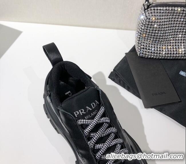 Best Product Prada Block Sneakers 061506 Black