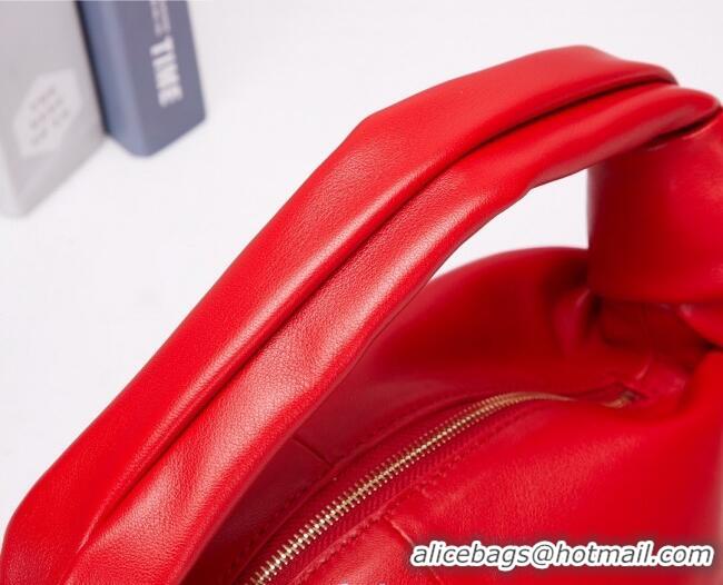 Top Grade Bottega Veneta Mini Leather Top Handle Bag BV2001 Red 2020