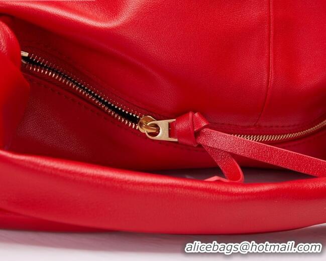 Top Grade Bottega Veneta Mini Leather Top Handle Bag BV2001 Red 2020