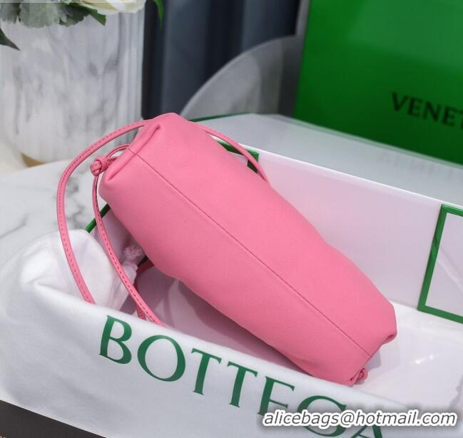 Discount Bottega Veneta The Mini Pouch Soft Clutch Bag in Calfskin BV0910 Light Pink 2020