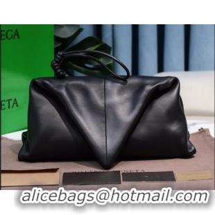 Unique Discount Bottega Veneta BV Trine Lambskin Clutch BV1517 Black 2020