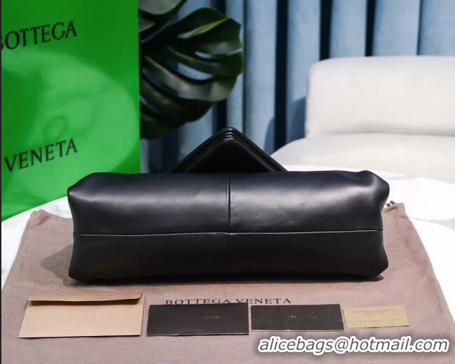 Unique Discount Bottega Veneta BV Trine Lambskin Clutch BV1517 Black 2020