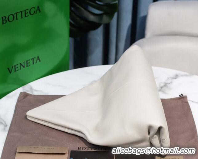 Buy Cheapest Bottega Veneta BV Trine Lambskin Clutch BV1517 White 2020