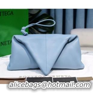 Traditional Specials Bottega Veneta BV Trine Lambskin Clutch BV1517 Blue 2020