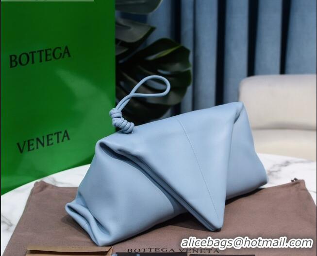 Traditional Specials Bottega Veneta BV Trine Lambskin Clutch BV1517 Blue 2020