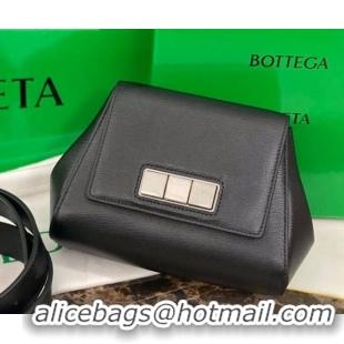 Shop Reasonable Price Bottega Veneta Mini Belt Bag in Textured Leather BV1715 Black 2020