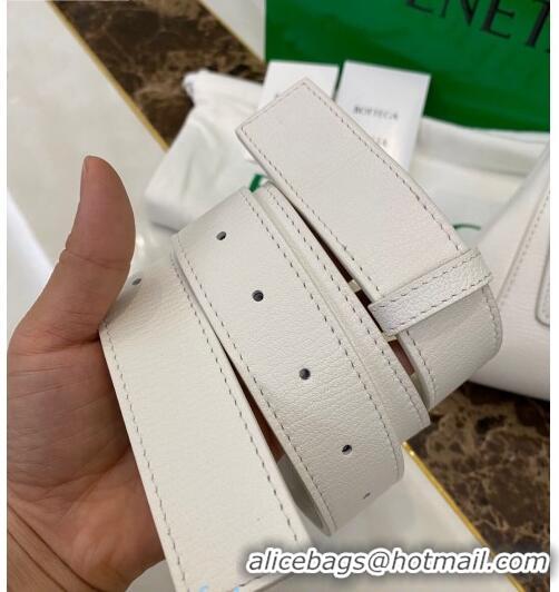 Free Shipping Bottega Veneta Mini Belt Bag in Textured Leather BV1715 White 2020