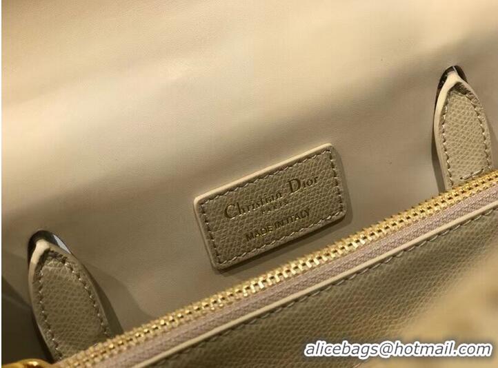 Best Price DIOR LARGE ST HONORE TOTE Grained Calfskin M9306UBAE apricot