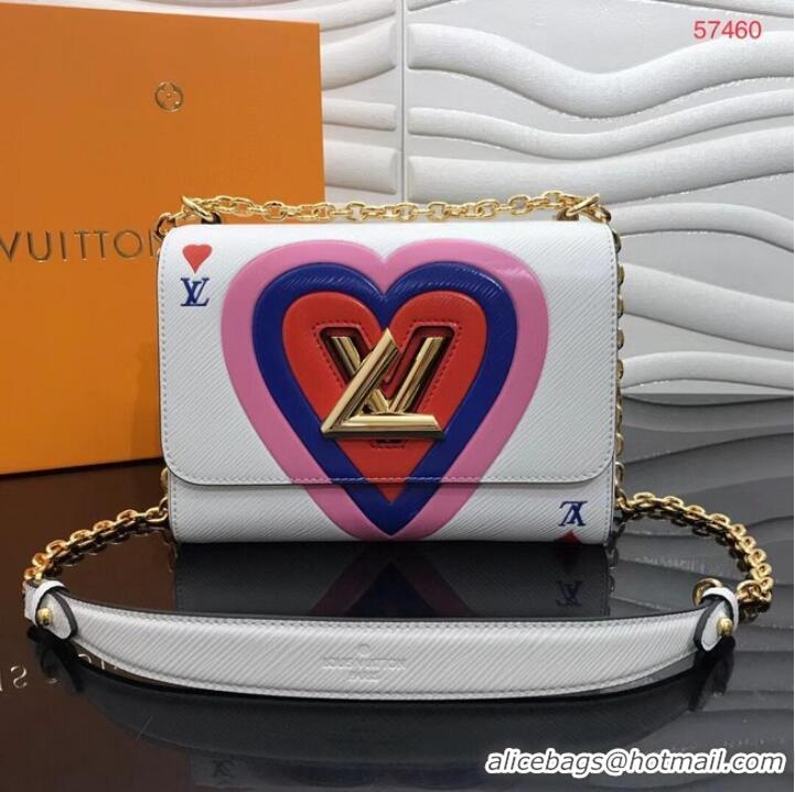 Luxury Cheap Louis Vuitton GAME ON TWIST PM M57460 white