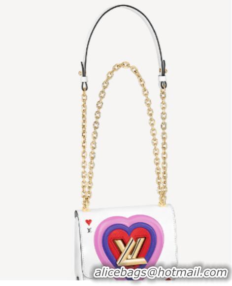 Luxury Cheap Louis Vuitton GAME ON TWIST PM M57460 white