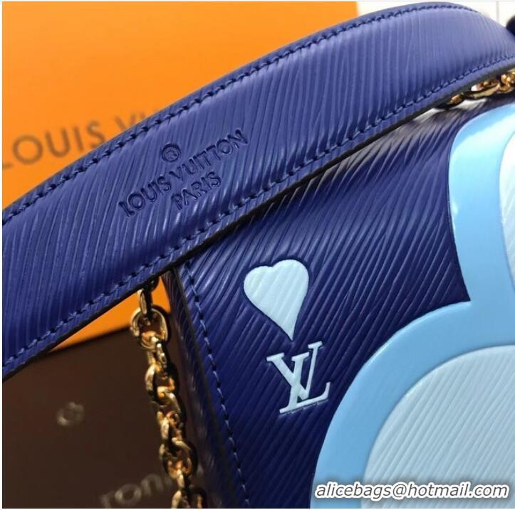 Best Price Louis Vuitton GAME ON TWIST PM M57460 blue