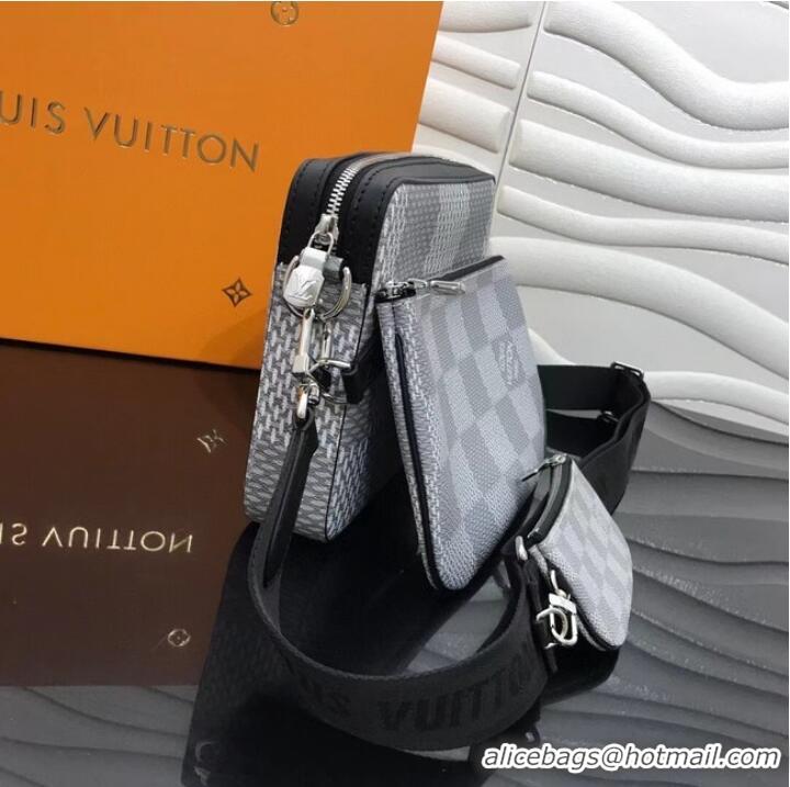 Top Quality Louis Vuitton TRIO MESSENGER M69443 grey