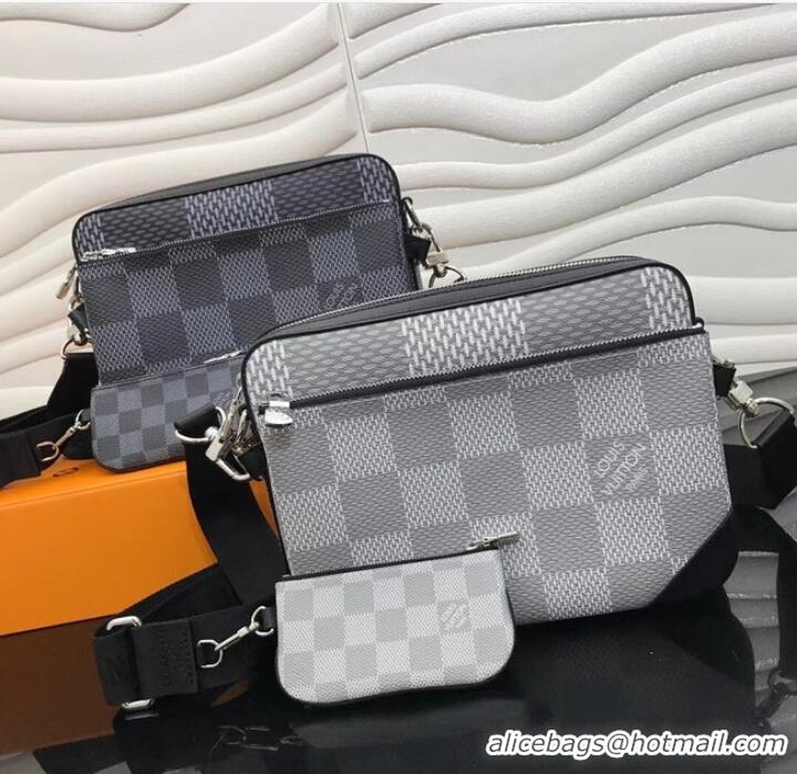 Top Quality Louis Vuitton TRIO MESSENGER M69443 grey