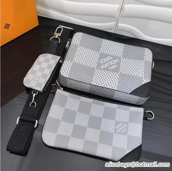 Top Quality Louis Vuitton TRIO MESSENGER M69443 grey