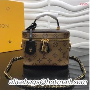 Latest Style Louis Vuitton Monogram and Monogram Reverse coated canvas VANITY PM M45165