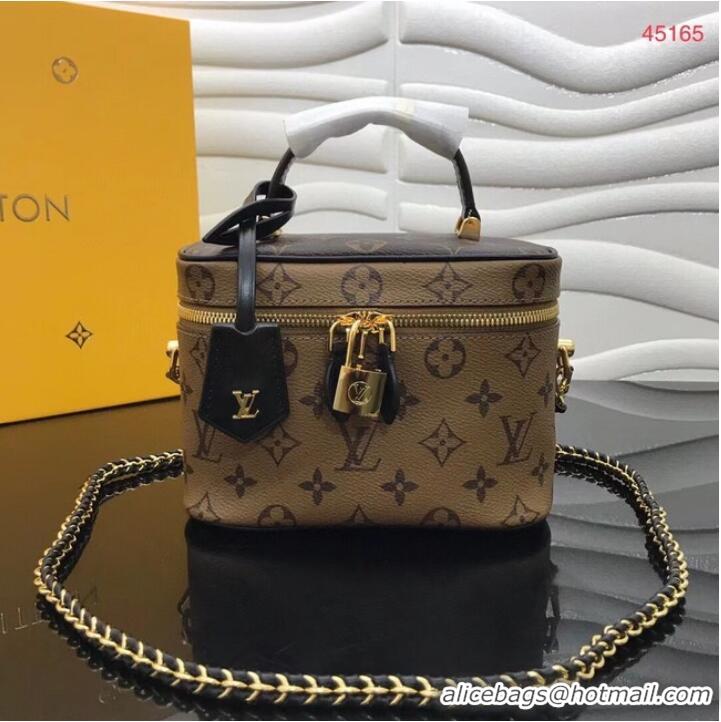 Latest Style Louis Vuitton Monogram and Monogram Reverse coated canvas VANITY PM M45165