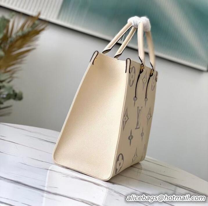 New Arrivals Louis Vuitton Original Onthego medium tote bag M45495 Cream