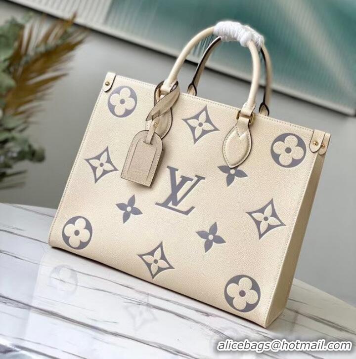 New Arrivals Louis Vuitton Original Onthego medium tote bag M45495 Cream