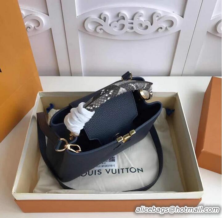 Luxury Inexpensive Louis Vuitton CAPUCINES PM M523867 Royal Blue