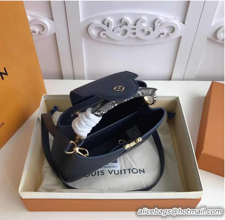 Luxury Inexpensive Louis Vuitton CAPUCINES PM M523867 Royal Blue