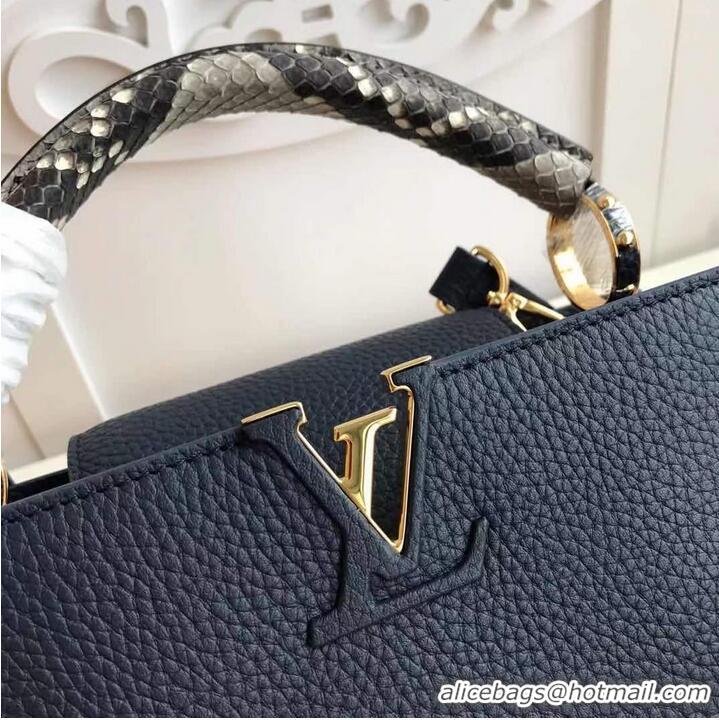 Luxury Inexpensive Louis Vuitton CAPUCINES PM M523867 Royal Blue